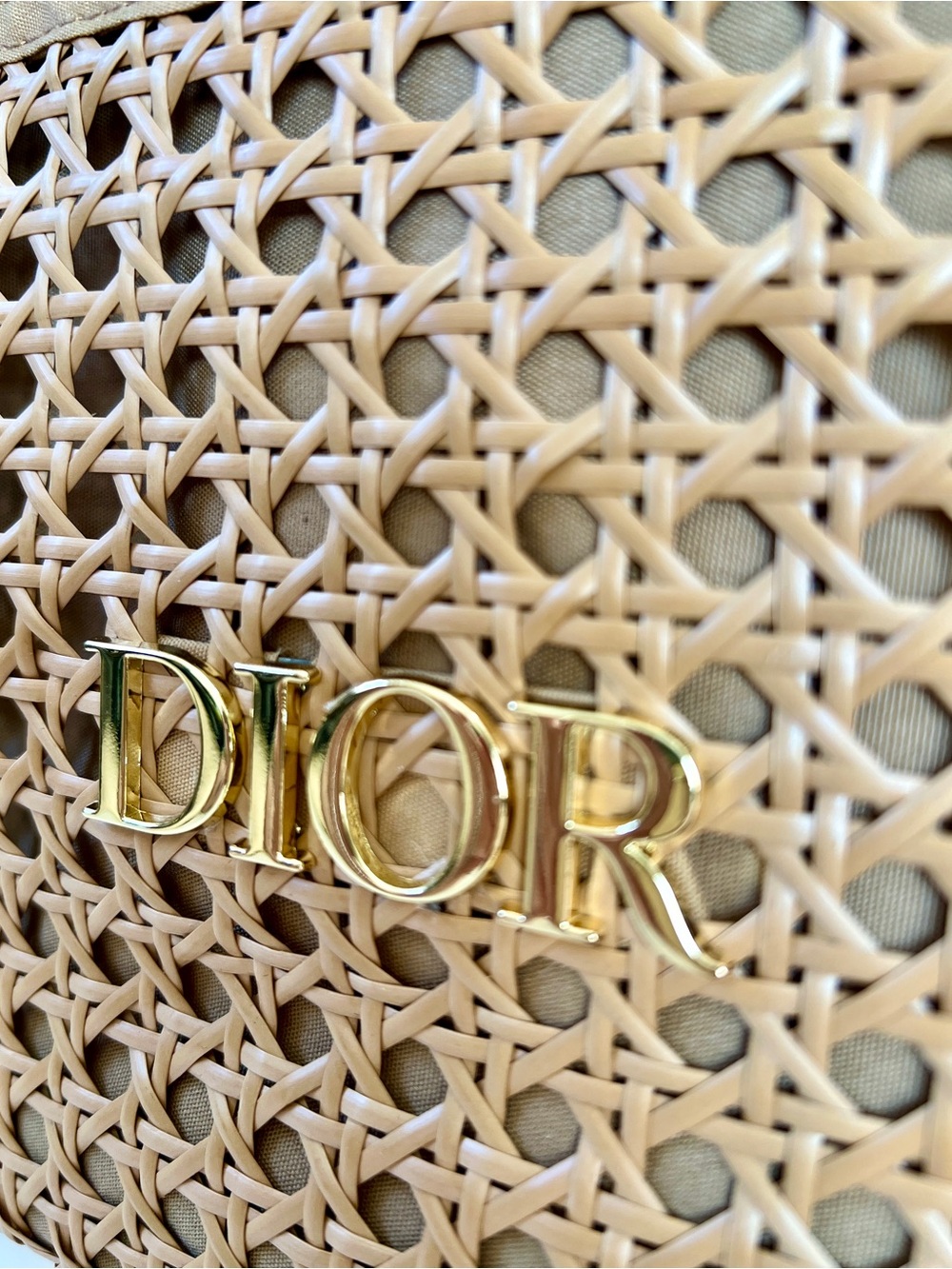 Dior Raffia Cosmetic Pouch Bag limited edition 2026 NIB - Picture 4 of 11